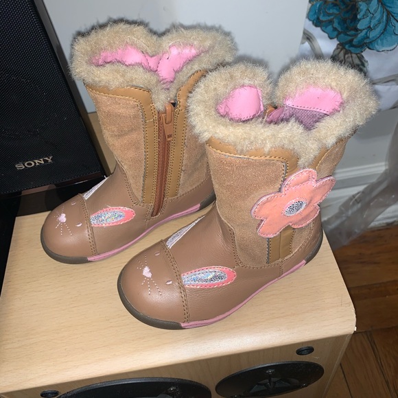 Clarks Shoes Little Girls Bunny Design Boots Poshmark